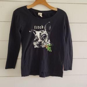 Abercrombie graphic long sleeve